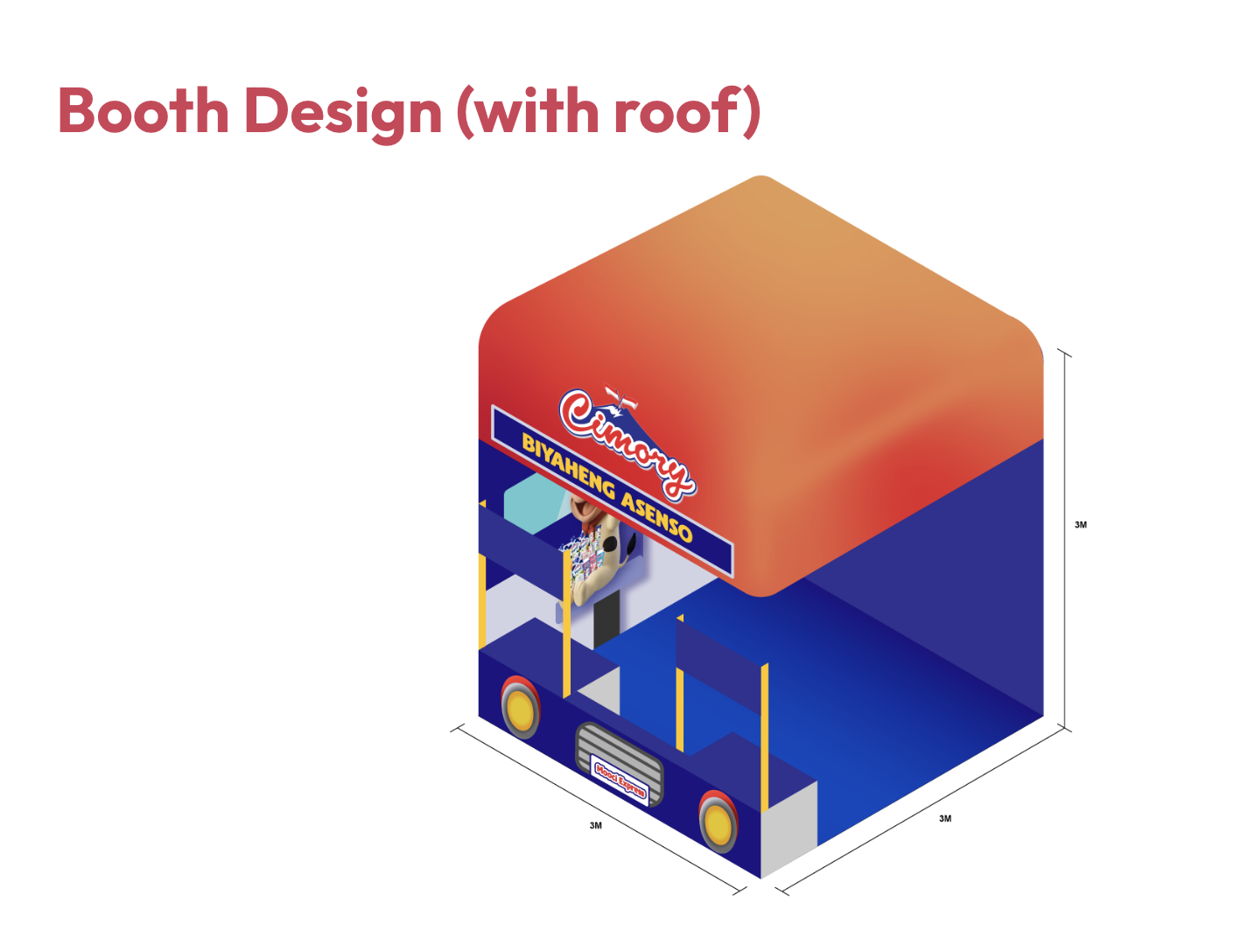 Booth elevation artwork
